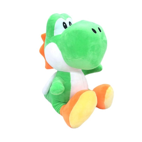 Super Mario All-Stars 1416 Yoshi plyschleksak, 12 tum, flerfärgad grön drake plyschdockafigur
