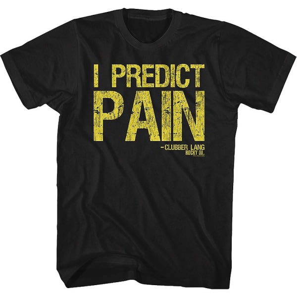 Clubber Lang I Predict Pain Rocky T-Shirt ESTONE S