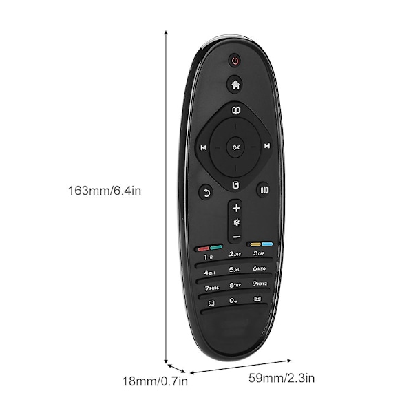 Ersättningsfjernkontroll for Philips LCD LED HD TV Rc2683203-01 Rc2683204-01