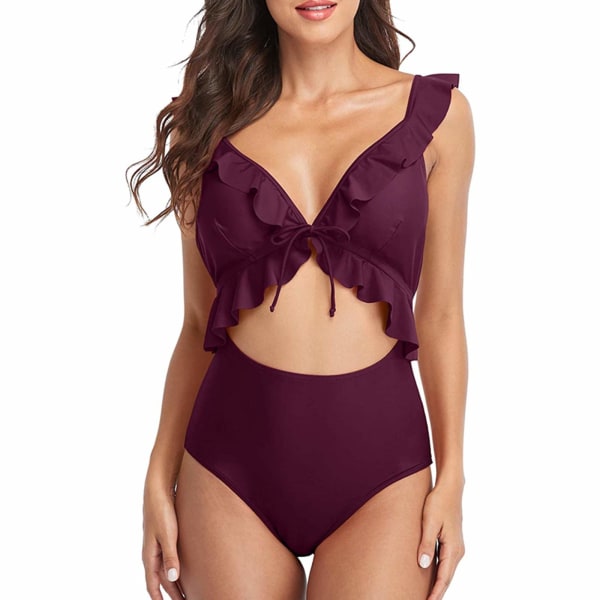 One Piece Badedrakt Dame Deep Strappy Cross