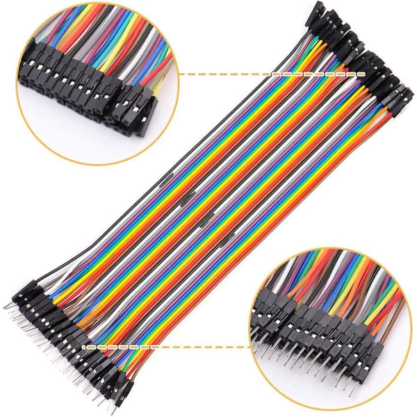 10/20/30cm 40-pins M-m F-f M-f Brødbrett Dupont Jumper Wire