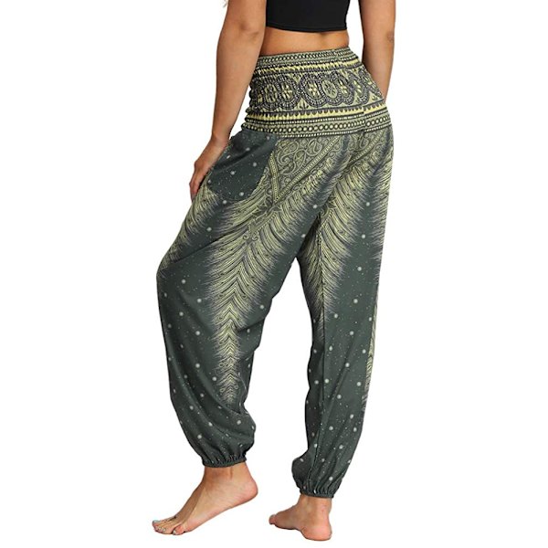 Tryckta damspor casual bloomers yogabyxor