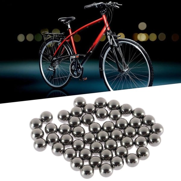 50 st Slitstark cykel i rostfritt stål Kulersättningsdelar 4mm 5mm 6mm 8mm 9mm 10mm Cykel stålkullager 6 mm