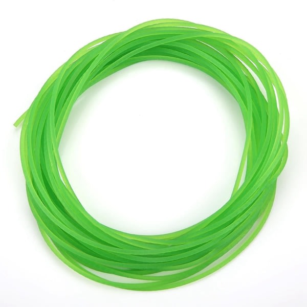 Grön grov yta Pu polyuretan rund rem för drivväxellåda (2mm*10m)