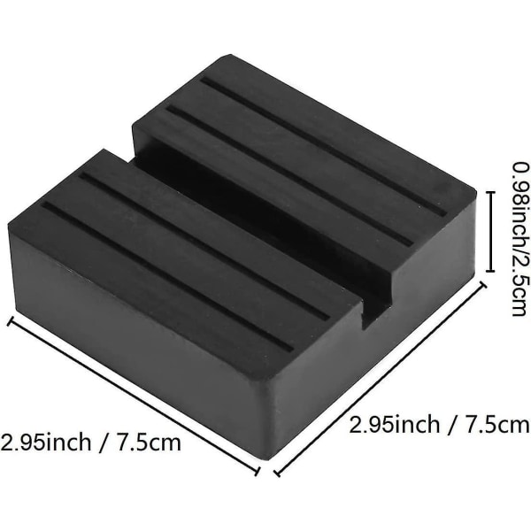 Gummi Jack Block Hydraulisk Buffert Pad, Jack Pad Jack Slot