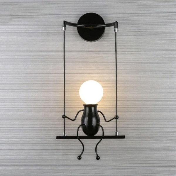 Modern Vägglampa Sconce Creative Simplicity Design Litt