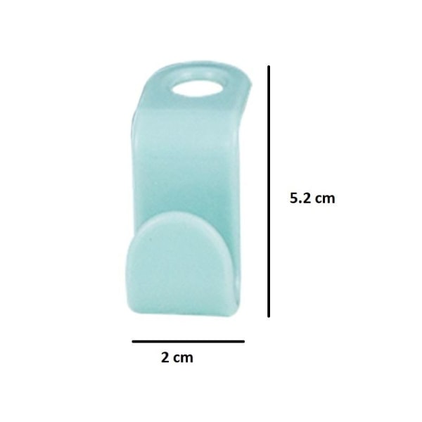 Kleshenger / Koblingskrok / Krok for kleshengere i garderoben 50 pakker 50 pack