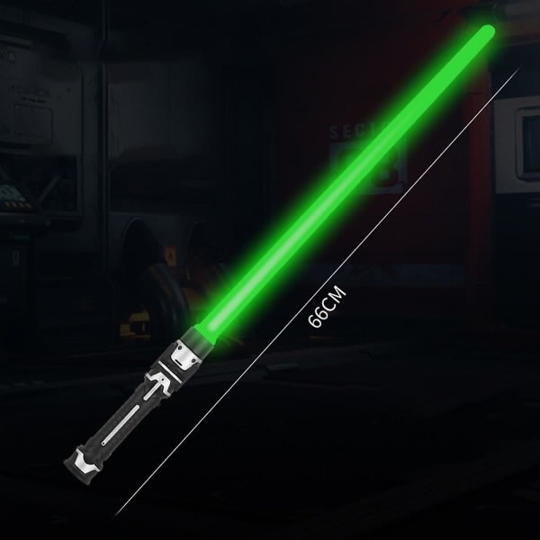 Star Wars Laser Sword Sound and Light Lelut lapsille Liukumaton kahva Lightsaber Cosplay Props Green