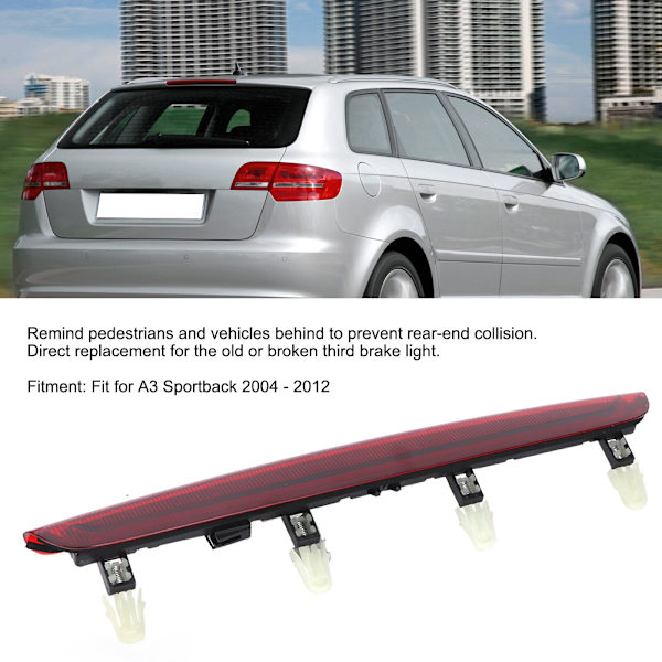 Højt bremselys til A3 Sportback 2004-2012 0.25