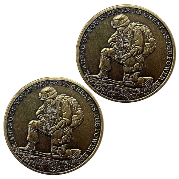 United States Soldier Commemorative Mynt Veteran Mynt Samlarobjekt Nyhet Födelsedagspresent 2st