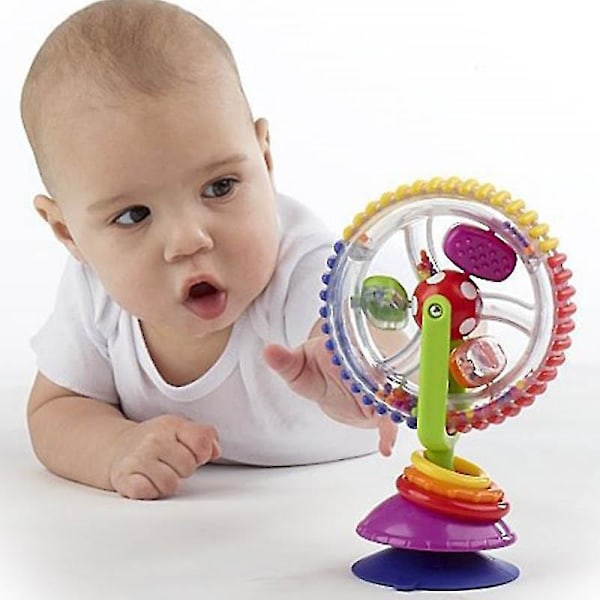 Baby Sugpropp Pariserhjul Leksak Skallra Regnbåge Barnstolsleksak