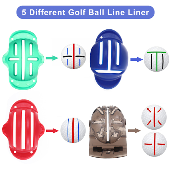 Golfbold Linjemarkeringspen