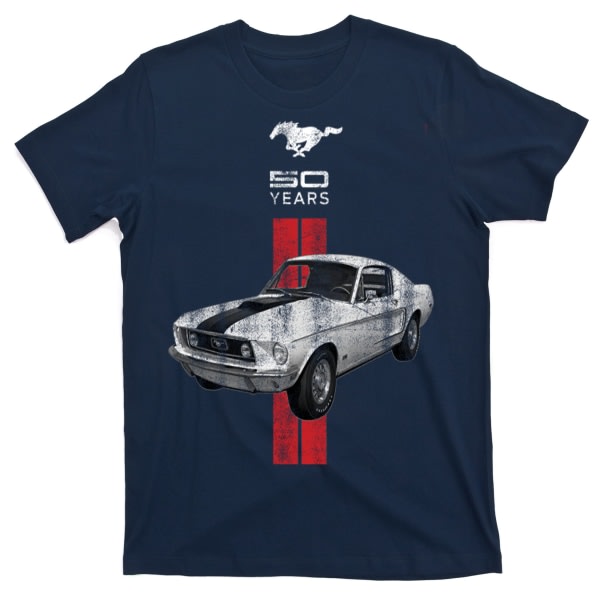 Mustang 50 år officiell Ford T-shirt ESTONE XXXL