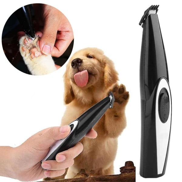 Elektrisk Pet Fot Hårtrimmer Hund Grooming Pedikyr Clipper