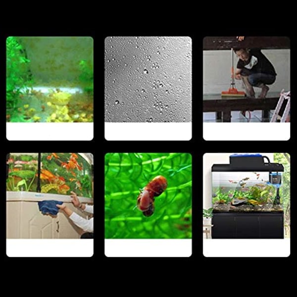 Ygerbkct Aquarium Magnet Rengøringsbørste Glas Flydende Algeskraber Kurve Glasrenser Skrubbeværktøj Vinduesrengøringsmagnet