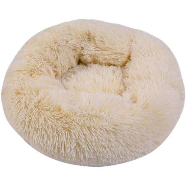 Hundsäng Husdjurssäng Kattsäng Hundsoffa Kattsoffa Kudde Fluffig, mjuk og vaskebar for katter Hundar (40 cm, aprikos)