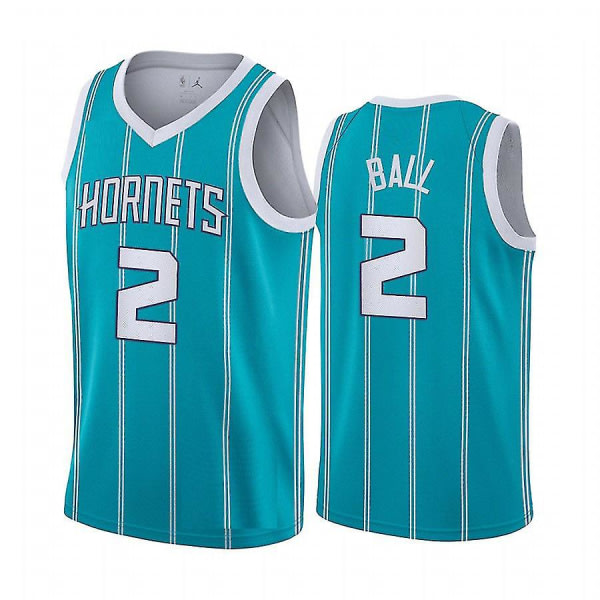 Ny säsong Charlotte Hornets Ramello Ball Jersey Sportsskjorte S