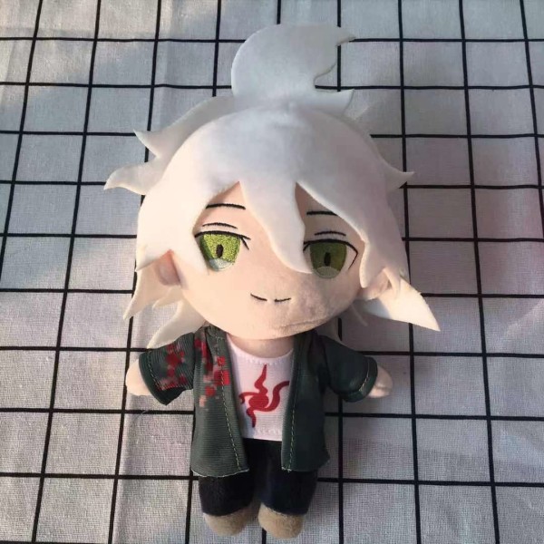 Nagito Komaeda Plysch Anime Figur, Docka Mjuk Fylld Co