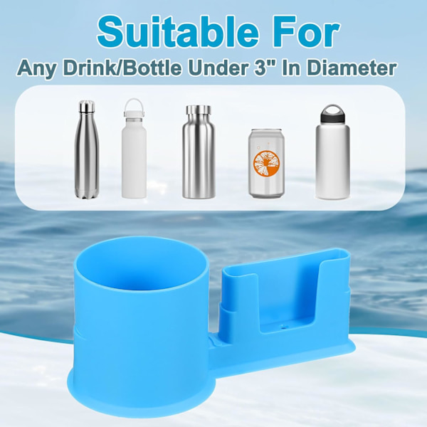 Paddleboard Kopholder Kajak Drikke- og Telefonholder Stand Up Paddle Board Tilbehør Bærbar Universal