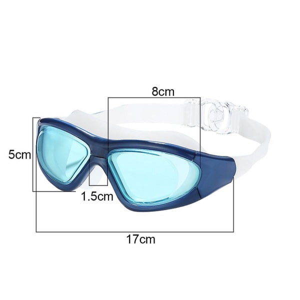 Voksen flat lys dykkertreningsbriller