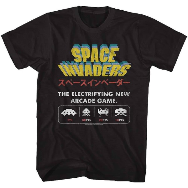 Space Invaders New Game T-shirt ESTONE XXL