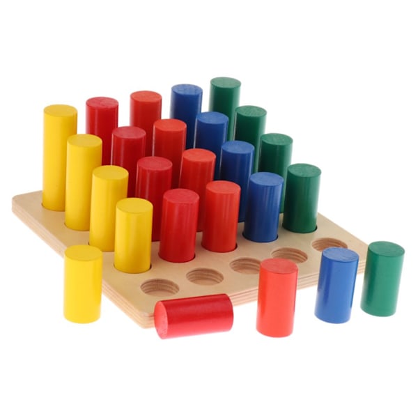 Matematik legetøj, sensoriske hjælpemidler cylinder legetøj, pædagogiske legetøj, udviklingslegetøj, legetøjspresenter, legetøjsblokke