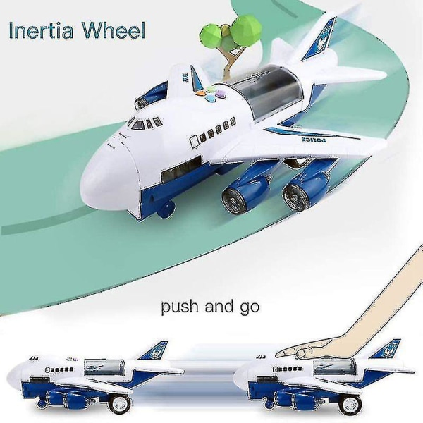Leksaksflygplan Musikberättelse Simuleringsspår Tröghet Barnleksaksflygplan Stor storlek Passagerarplan Barn flygplan Leksaksbil
