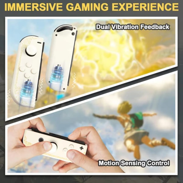 Trådløs håndkontrol Joy-Con (L/R) til Nintendo Switch / OLED / L Kingdom White