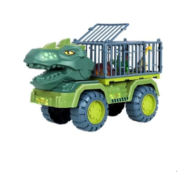 Dinosaur Truck Toy, Dinosaur Transporter Truck Vehicle - med 3 Mini Plastic Dinosaurs - Pojkar Present