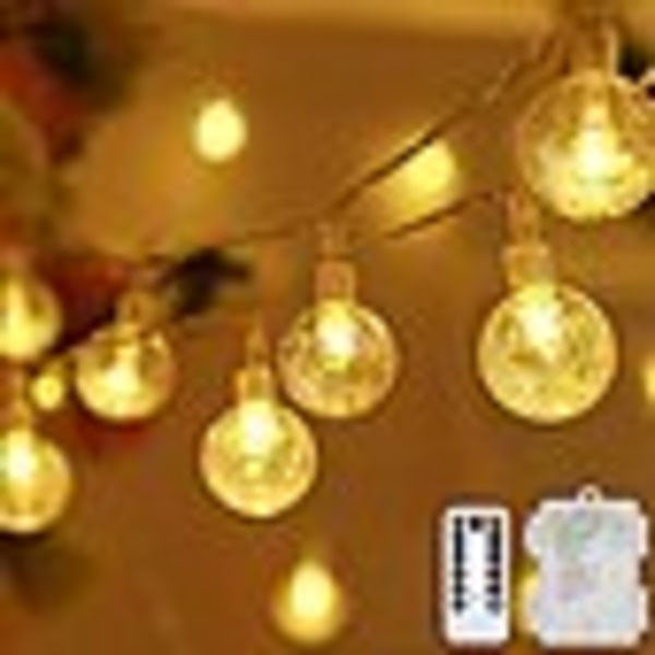 Fairy Lights LED Fairy Lights Varmt Hvid 5m 50LED Krystal