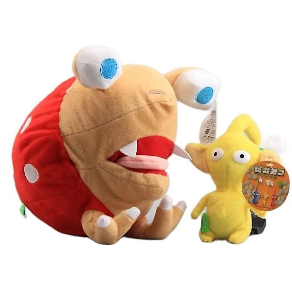 Anime Pikmin Bulborb Chappy & Gul blomst Halloween plyslegetøj dukker børn bløde dukker gave 10\" 25CM