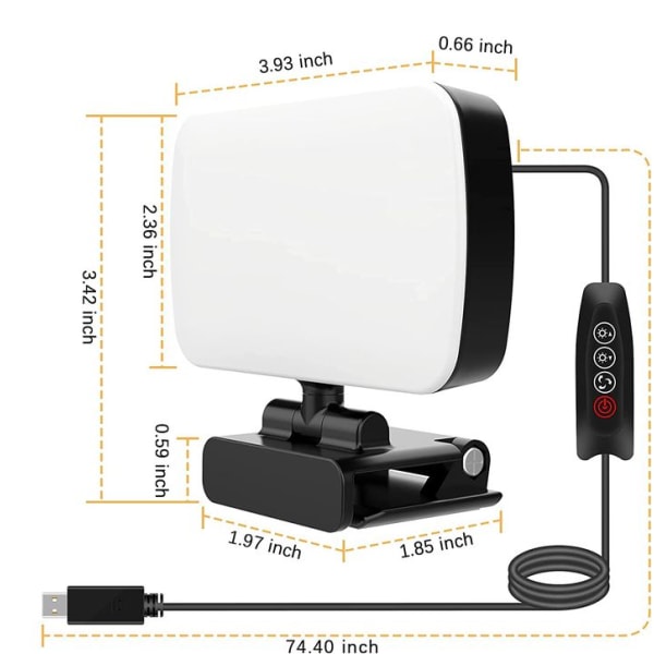 Videoneuvotteluvalo, LED-videoneuvotteluvalaistussetti wi