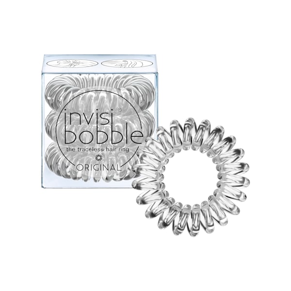 Sæt Trio, InvisiBobble, Original, Hårelastik, Krystalklar, 3 stk.[CH] 500