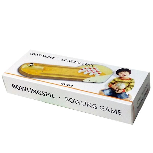 Mini Bowling Brädspel Trä Leksaker Förälder-barn Roliga bollar Brädspel Trä Barns pedagogiska innovation Leksaker Barnpresent