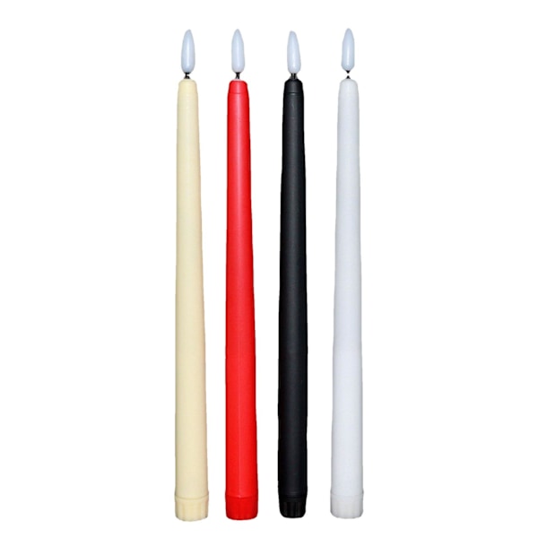 LED-ljus batteriljus långa ljus 6 st 6 stk/beige 6st/Beige