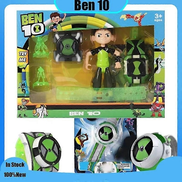 Ben 10 Omnitrix Ur Figur Legetøj Dai Watch Omnitrix Ben10 Ben 10 Actionmodel Børneur  Gave - Perfekt army green