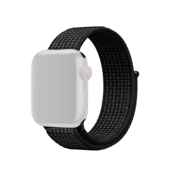 Nylon armbånd Apple Watch 42/44/45/49 mm Sort