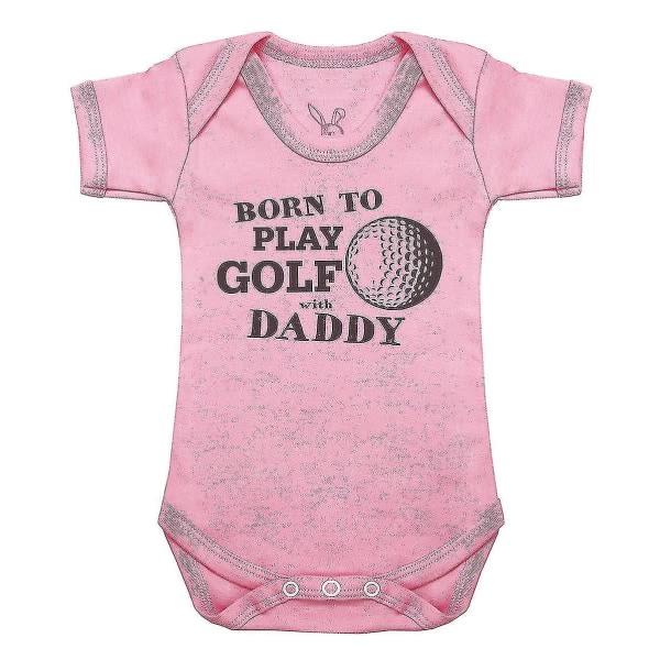 Born To Go Golf with Daddy - Baby Awo-82192 Red 6-12 kk
