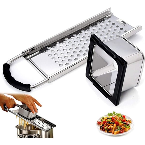 Spaetzlepress, Rivjärn, Högkvalitativ Skivare, Skivare i Rostfritt Stål, för Pasta (för Grytor med en Diameter på upp till 30 cm)