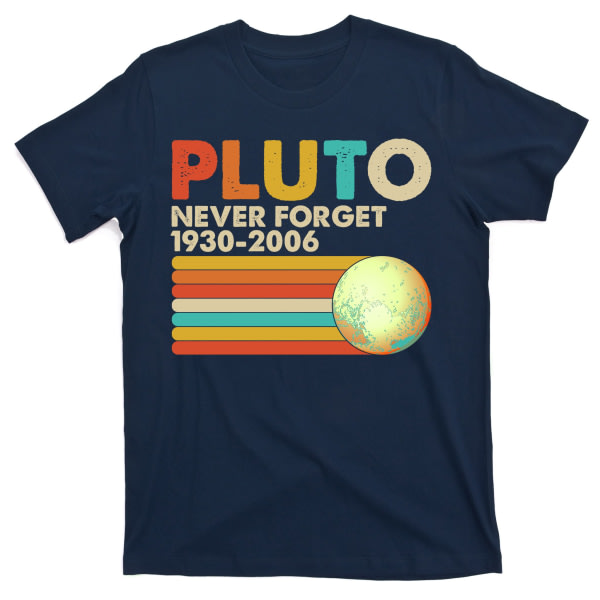 Vintage färger Pluto glöm aldrig 1930-2006 T-shirt ESTONE XXXL