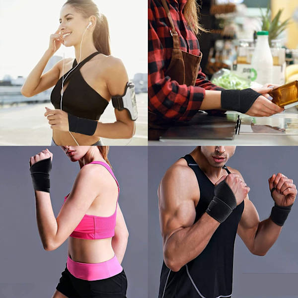 Handledsskydd, 2 stycken handledsskydd, andningsbara, fitness