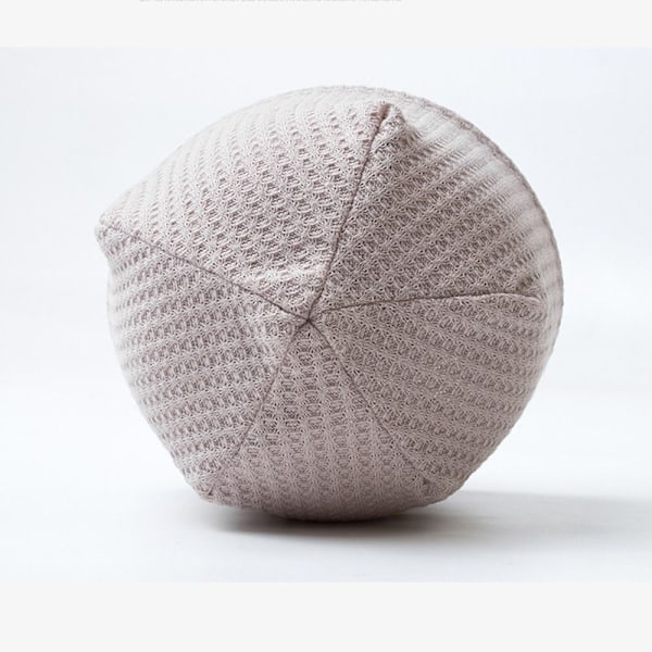 Dam Höst Vinter Stickad Beanie Hatt Casual Varma Mössor pink
