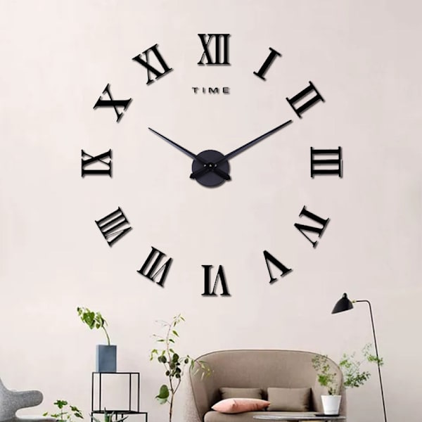DIY Vægur DIY 3D Vægur Moderne Design Akryl Vægge