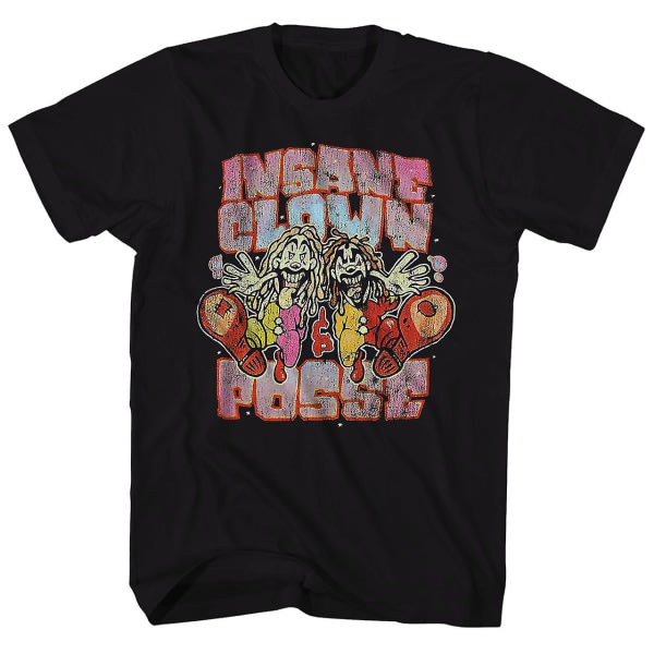 Insane Clown Posse T-paita Juggalo Funhouse Supershow Insane Clown Posse paita ESTONE XL
