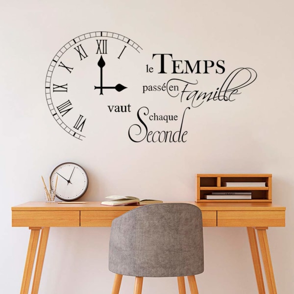 decalmile Wall Stickers Sitater og brev Family Time Wal