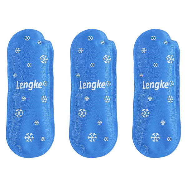 3 stk gjenbrukbare insulin kjøleposer medisinsk gel kjøleelement bærbart isomslag nylon ispose 17,5 x 6,5 cm