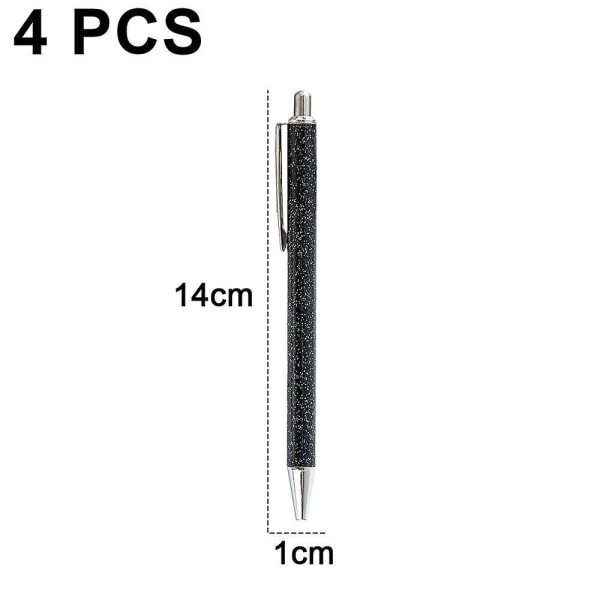 Kxj-4pcs kuglepenne, komfortable skrivepenne, søde kuglepenne kontorartikler til kvinder og mænd