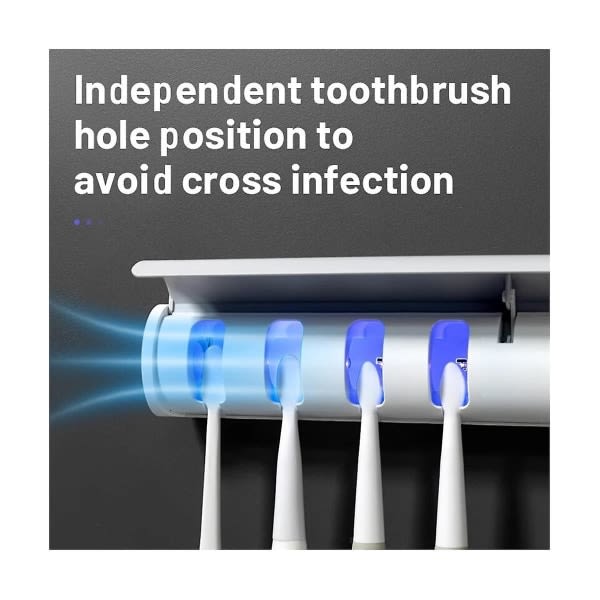 Elektrisk UV-tandborste Sterilisatorhållare Automatisk induktion Hol
