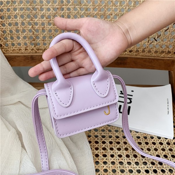 Perfekta lasten käsilaukut ja olkalaukut Mini Crossbody-laukku ja pieni tyttö - Perfet Purple