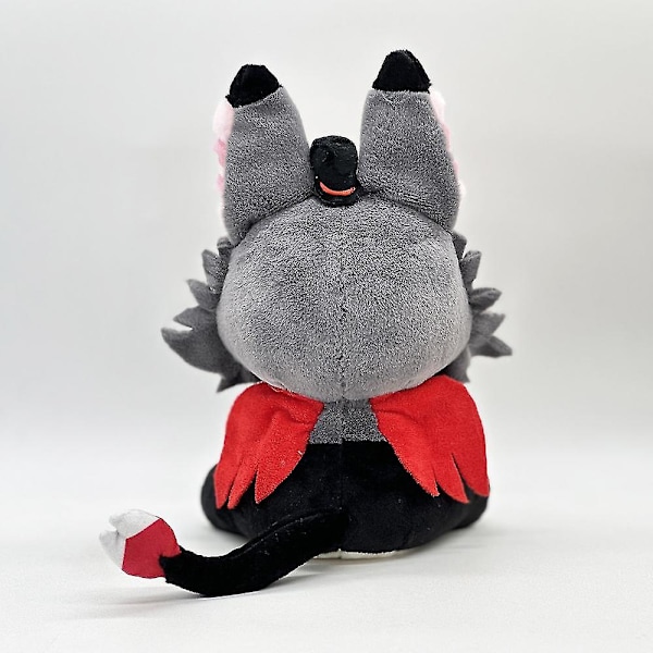 Hazbin Hotel Plyslegetøj Husk Meow Plysdukke (YJD) Grey